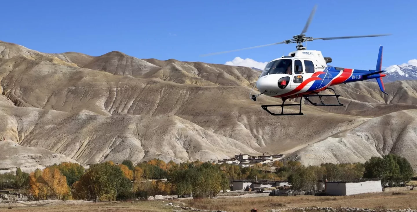 Helicopter Tour in Upper Mustang