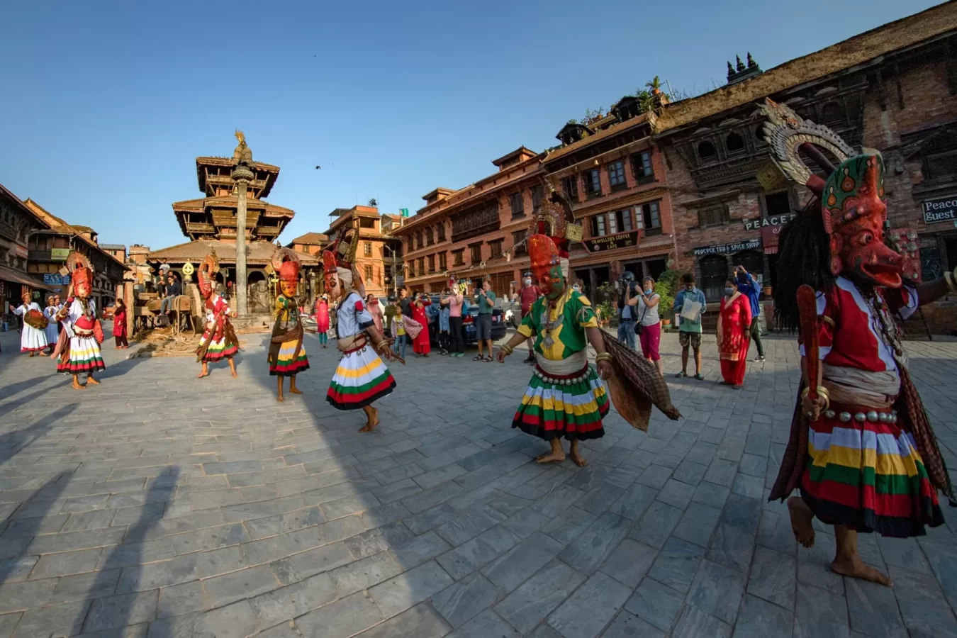 Gods Dancing in Bhaktapur - Festival