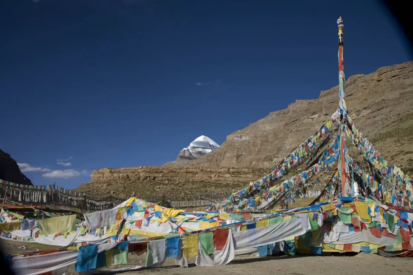 Mount Kailash as seen from Darchen