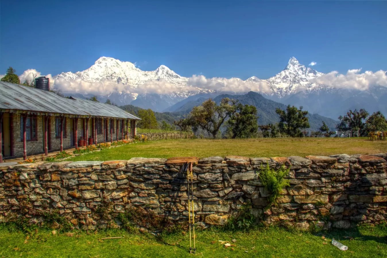 View from Australian Camp - Mt. Machhapuchre and Annapurna Range