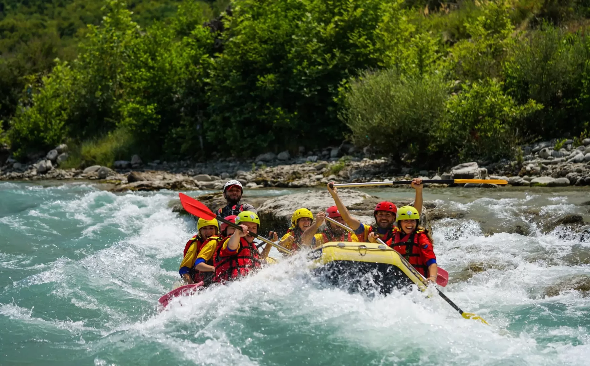 Rafting in Trishuli River
