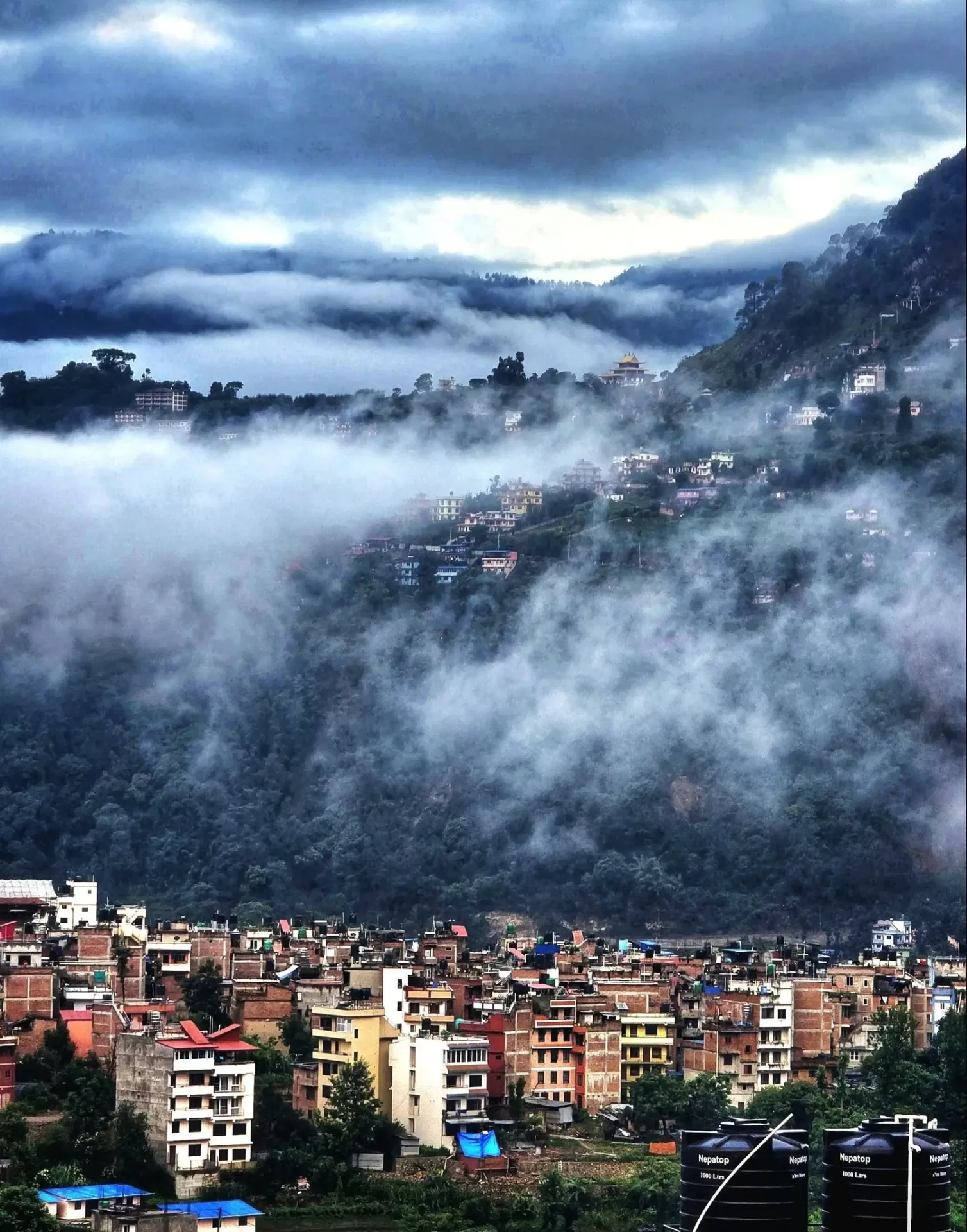 Monsoon Vibes in Khokana with Pharping Hills
