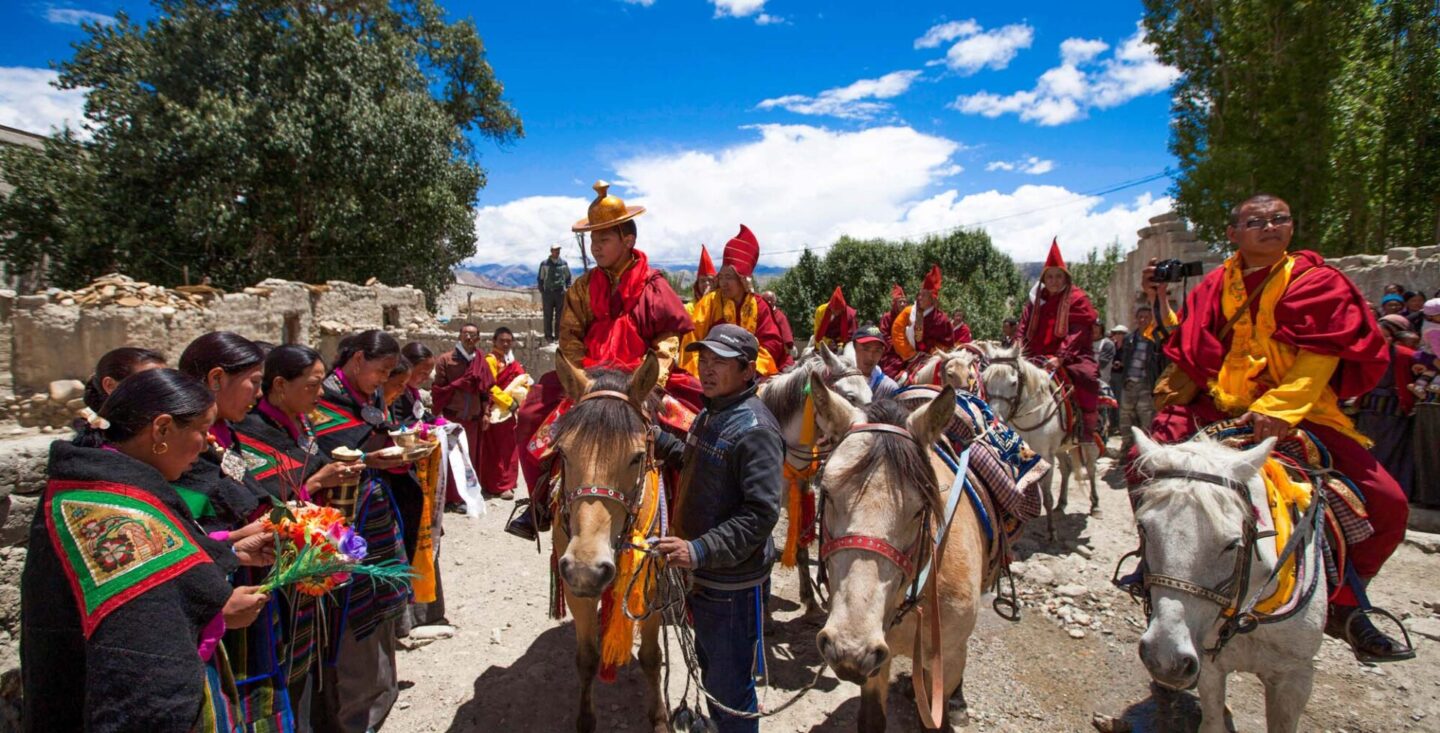 Horse Race in Yartung Festival