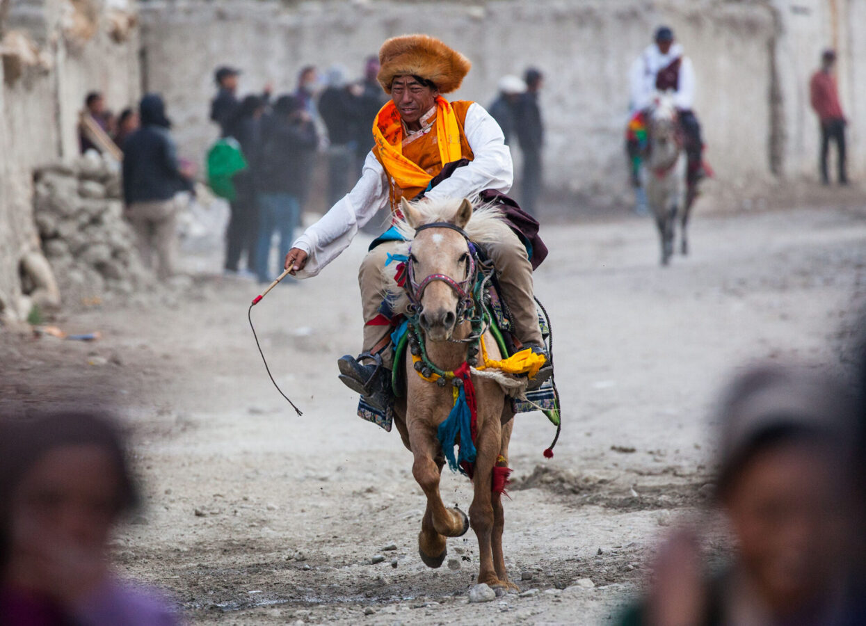 Horse Race in Yartung Festival