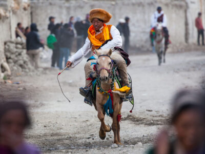 Horse Race in Yartung Festival